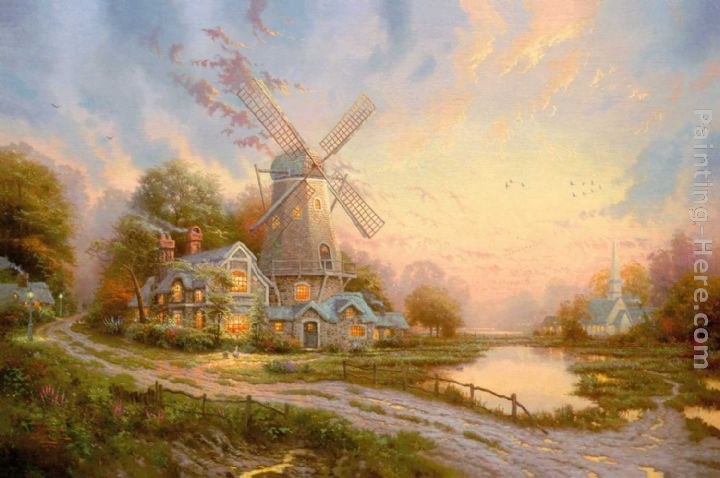 Thomas Kinkade The Wind Of The Spirit